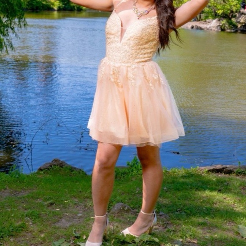 Short Champagne dress